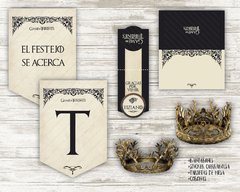Kit imprimible Game of Thrones - Imprimibles
