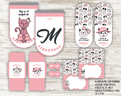 Kit imprimible Gatita y amigos - Imprimibles