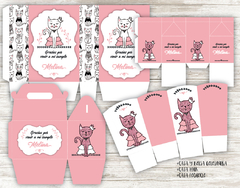 Imagen de Kit imprimible Gatita y amigos