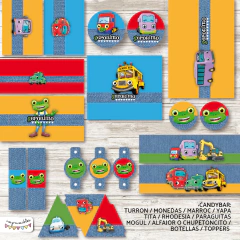 Kit imprimible Garaje de Gecko en internet