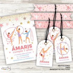 Kit Imprimible Gimnasia Rítmica - comprar online