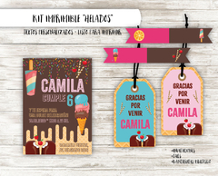 Kit imprimible Helados