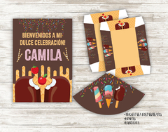 Kit imprimible Helados - Imprimibles