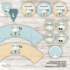 Kit Imprimible Hipopótamo - comprar online