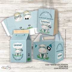 Imagen de Kit Imprimible Hipopótamo
