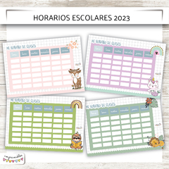 Horarios escolares 2023