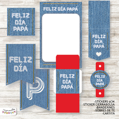 Kit imprimible Día del padre de jean en internet