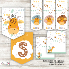 Kit Imprimible Jirafa - Imprimibles