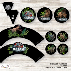 Kit imprimible Jurassic World - comprar online