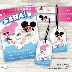 Kit Imprimible Kung Fu Wa!