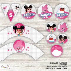 Kit Imprimible Kung Fu Wa!