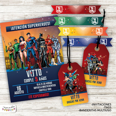 Kit Imprimible Liga de la Justicia