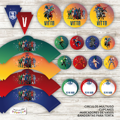 Kit Imprimible Liga de la Justicia