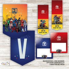 Kit Imprimible Liga de la Justicia