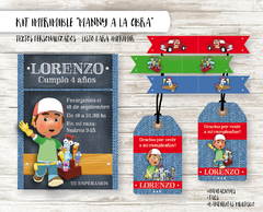 Kit imprimible Manny a la obra