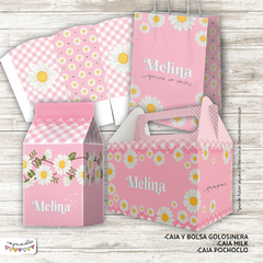Kit Imprimible Margaritas en rosa
