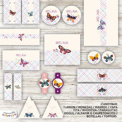 Kit imprimible Mariposas multicolor en internet