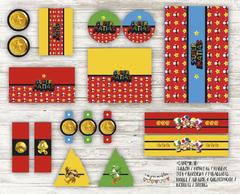 Kit imprimible Super Mario en internet