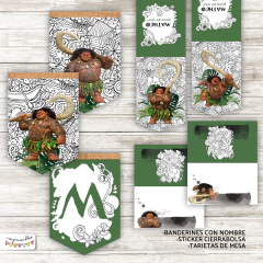Kit imprimible Maui - Moana - tienda online
