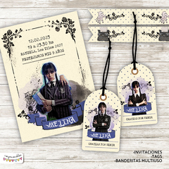 Kit Imprimible Merlina Addams