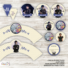 Kit Imprimible Merlina Addams