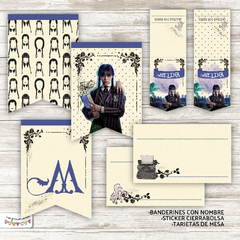 Kit Imprimible Merlina Addams