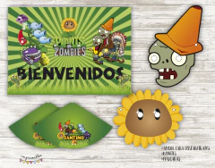 Kit Imprimible Plantas Vs. Zombies - tienda online