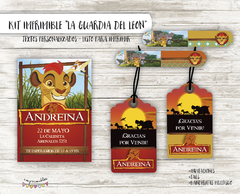 Kit imprimible La guardia del León