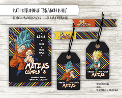 Kit Imprimible Dragon Ball
