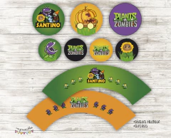 Kit Imprimible Plantas Vs. Zombies - comprar online