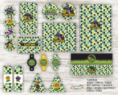 Kit Imprimible Plantas Vs. Zombies en internet