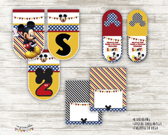 Kit imprimible Mickey clásico - Imprimibles