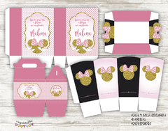 Imagen de Kit imprimible Minnie Glitter