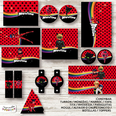 Kit imprimible Miraculous Lady Bug en internet