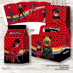 Imagen de Kit imprimible Miraculous Lady Bug