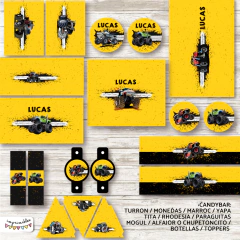 Kit imprimible Monster Jam en internet