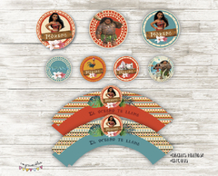 Kit imprimible Moana - Imprimibles