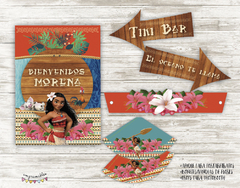 Kit imprimible Moana - Imprimibles
