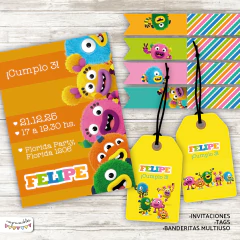 Kit Imprimible MOMONSTERS