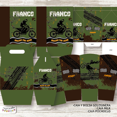 Imagen de Kit Imprimible Motocross