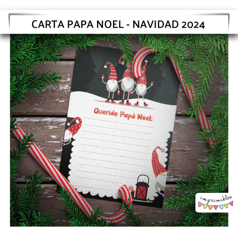 Carta Papa Noel - Navidad 2024 - comprar online