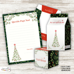 Kit imprimible Desayuno Navidad Tradicional - Imprimibles