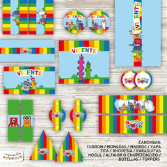 Kit Imprimible Number Blocks