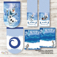 Kit imprimible Olaf de Frozen - Imprimibles