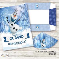 Kit imprimible Olaf de Frozen - tienda online