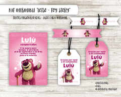 Kit imprimible Lotso de Toy Story