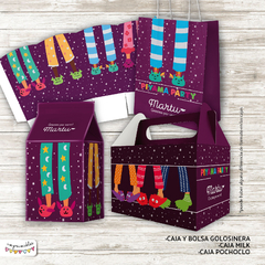 Imagen de Kit Imprimible Piyama party Pantuflas