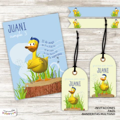 Kit imprimible Patito Juan