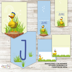 Kit imprimible Patito Juan - Imprimibles