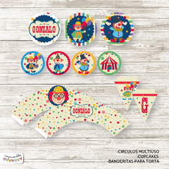 Kit Imprimible Payasos - comprar online